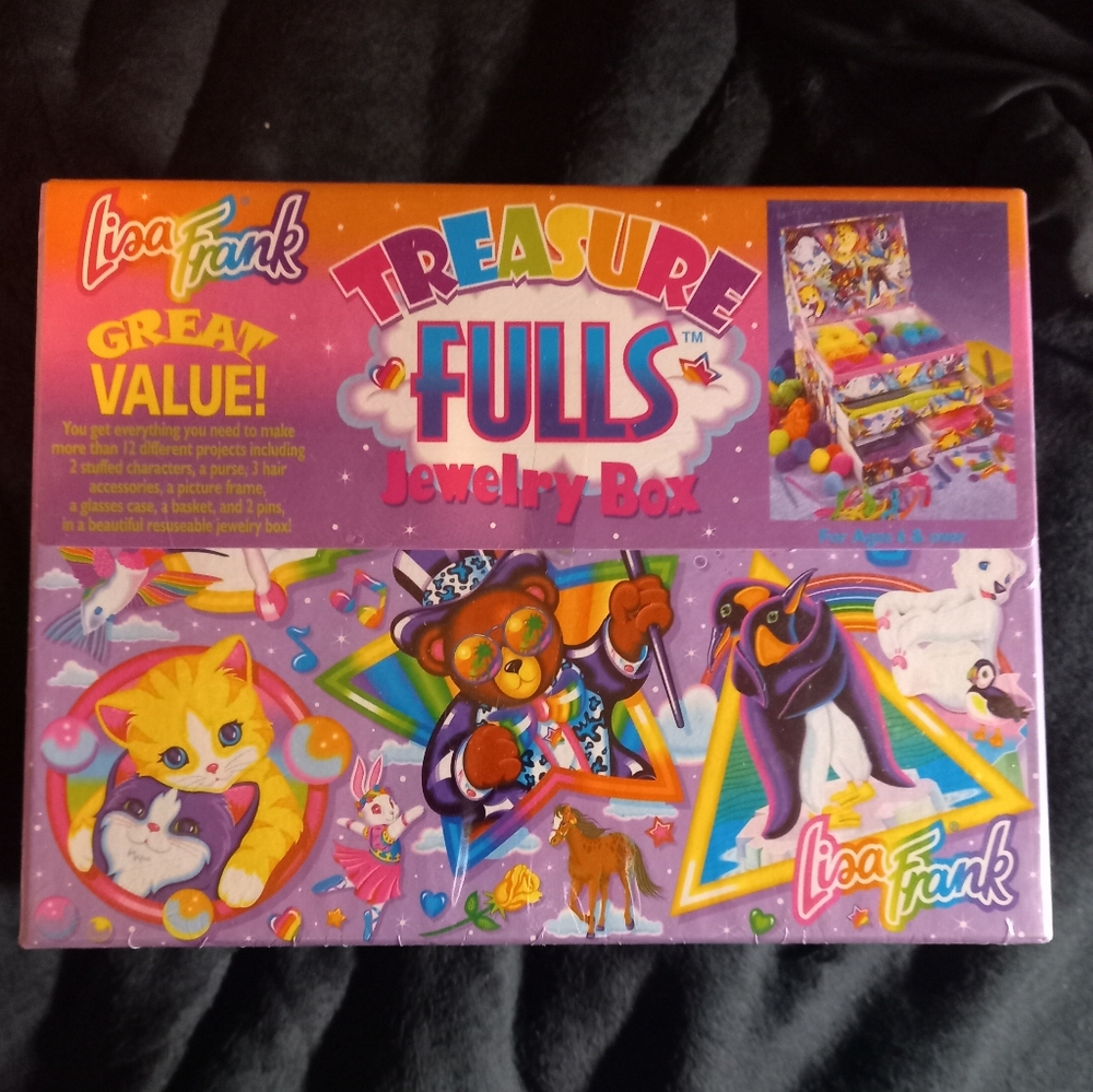 (ON HOLD) Lisa frank treasure fulls jewelry box